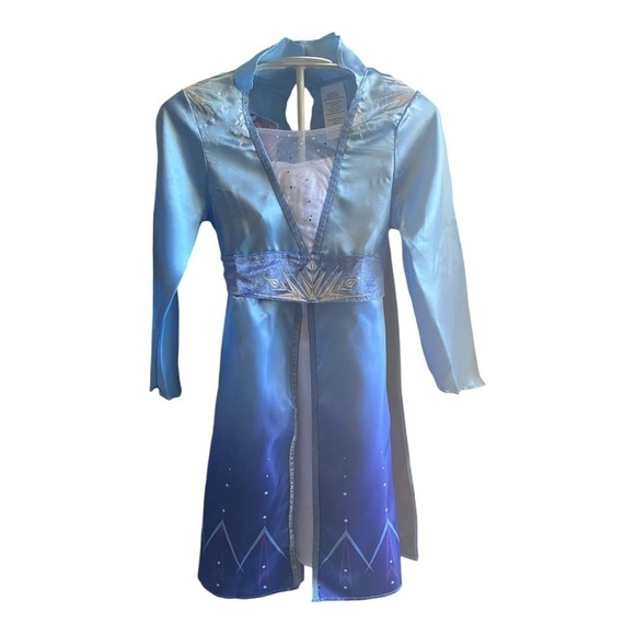NWT-DISNEY FROZEN-ELSA ADVENTURE DRESS-GIRLS SIZE 4-6X - Picture 2 of 7